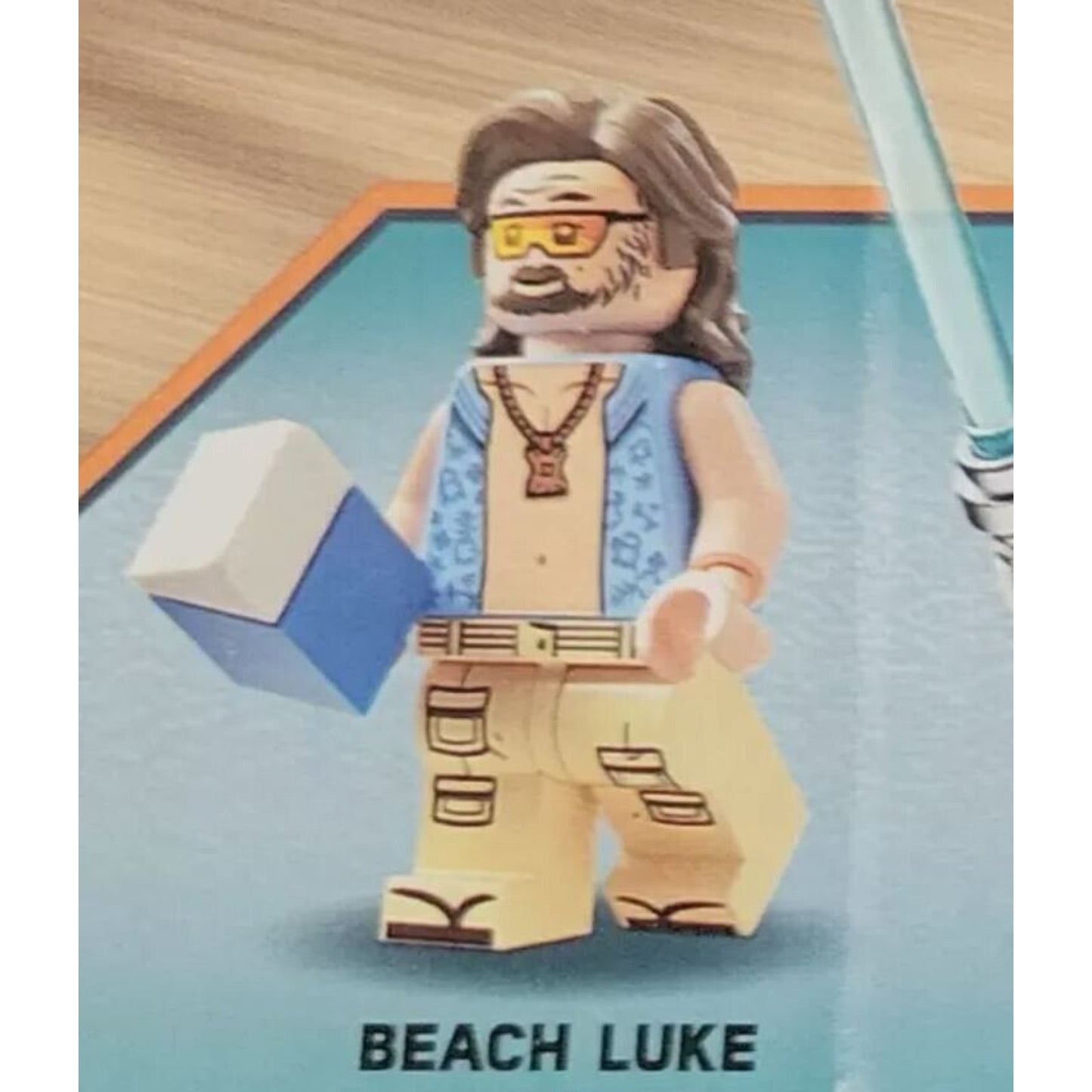 LEGO Star Wars Beach Luke MINIFIGURE from The Dark Falcon 75389 (In-Hand)