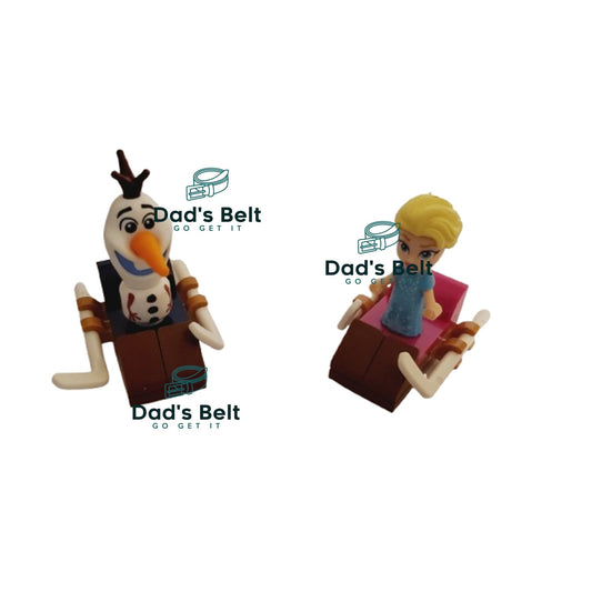 LEGO 43175 Disney Frozen Elsa Olaf Micro Doll Lot of 2 Minifigures Sleds Hockey